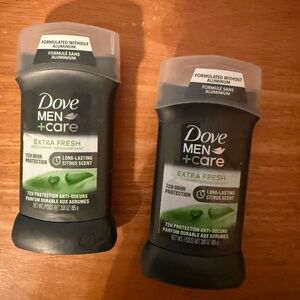 New Never Opened or Used, Men’s Dove Deodorant Citrus Scent. You get the pair